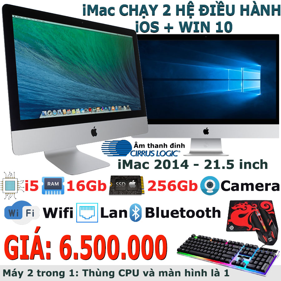 iMac 21.5inch - i5 - ram 16Gb- SSD 256