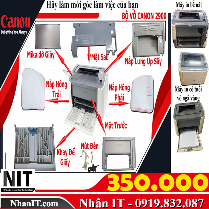 Bộ võ Canon 2900 mới