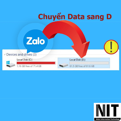 Cách thay đổi vị trí lưu trữ dữ liệu của Zalo, tránh tình trạng đầy ổ cứng